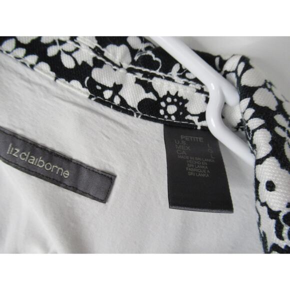 Liz Claiborne Petite Button-up Blazer - Picture 3 of 3